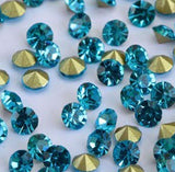 3.3mm, Flatback Chatons, Glass Rhinestone, Sold Per Pack of 144 Pcs, Size SS-13