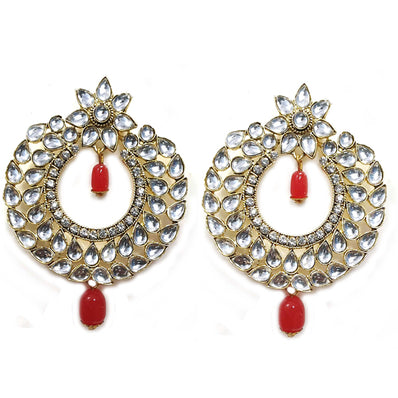 Traditional Marriage Party Bridal Earring Bold Large and Heavy Eye Catching