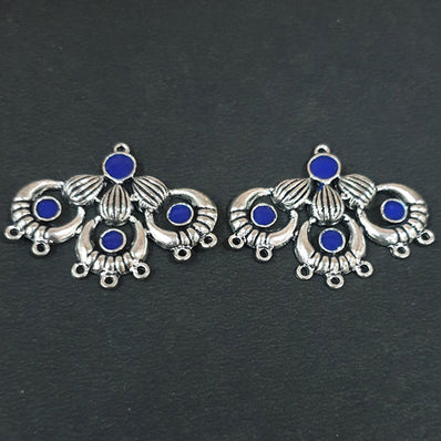 36x44mm, Antique Hoop Chandbali Earrings This beautiful pair of chandbalis with delicate filigree work enameled  stones