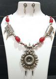 Rajasthani Boho Gypsy Oxidized metal jewellery Necklace Sold Per Piece cheapest oxidised jewellery online