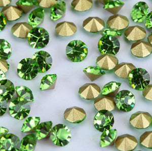 4.40mm, Flatback Chatons, Glass Rhinestone, Sold Per Pack of 144 Pcs, Size SS-18