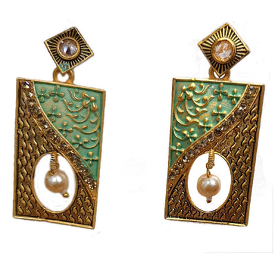 Traditional Marriage Party Bridal Earring Bold Large and Heavy Eye Catching
