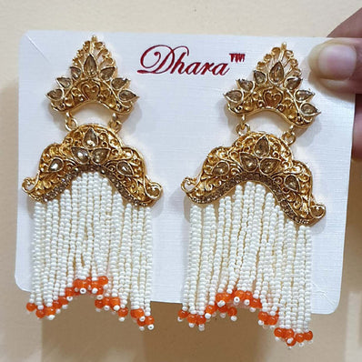 Traditional Marriage Party Bridal Earring Bold Large and Heavy Eye Catching