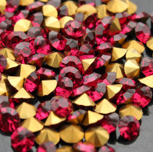 4.20mm, Flatback Chatons, Glass Rhinestone, Sold Per Pack of 144 Pcs, Size SS-17