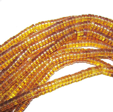4x8mm Crystal Glass beads, priced per strand  strand length 16 inches