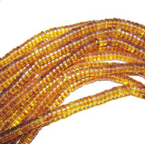 4x8mm Crystal Glass beads, priced per strand  strand length 16 inches