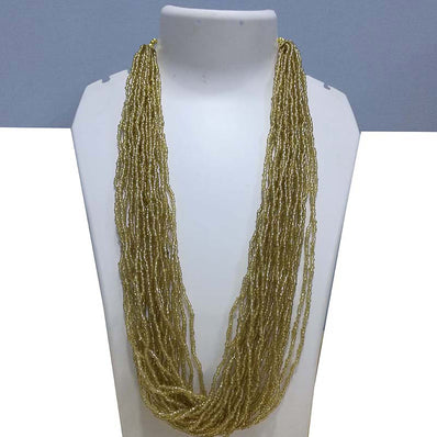 20~30 Line 28" long Multi Row Seed Beads Glass Jewellery Necklace