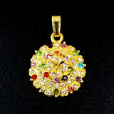 28x40 mm Stone Pendants high quality stone setting gold plated Sold by Per Piece