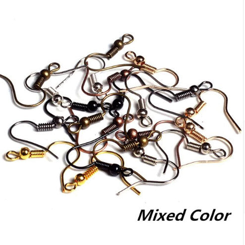 50 Pair Pack' Earring Making Ear Wire Hooks Mix assortment
