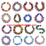 Handmade Lampworked Bead Set Sold Per Assorted (Randomly) 10 sets, Size about 12-16mm length 14~ 18 Centimeter