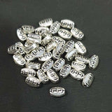 5x8mm Size Oxidized Metal Beads for Jewellery Making 50 Pcs Pack