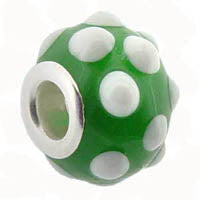 4 Pcs Pack, Large Hole Murano Lampwork Beads 14-16mm