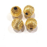 15mm Light Weight large size metal beads, Sold Per pack of 10 Pcs