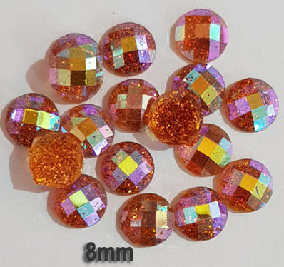 500 Pcs pack Round Acrylic stone for adornment Size mentioned on image