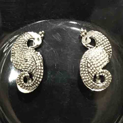 5 Pair Pack New Designed Peacock Ear Studs cum Ear cuffs