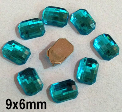 500 PCS Acrylic Craft Gems Kundan Stone Used in Nail Art, Clothing, Jewelry adornment, Crafts  etc. Not adhesive Flat Back can use glue to finish your project