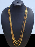 Goddess Lakshmi design mala Coin necklace, The material used in the product is of superior quality