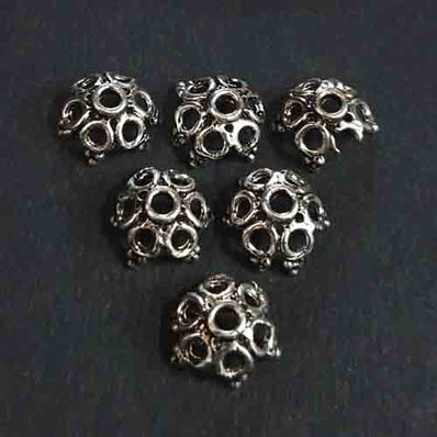 6x13mm Oxi Cap beads for Jewelry Making Sold by 50 Pcs Pack