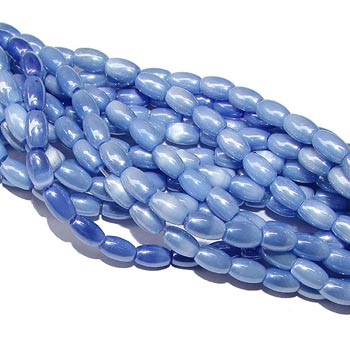 Beads, Czeck Glass, Size 6x4mm, Sold By Per Strands 16 Inch