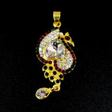 28x75 mm Stone Pendants high quality stone setting gold plated Sold by Per Piece
