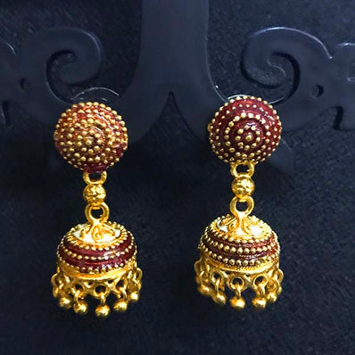 High Quality Indian Made Big Size Oxidized Jhumka Earring Sold by per Pair Pack