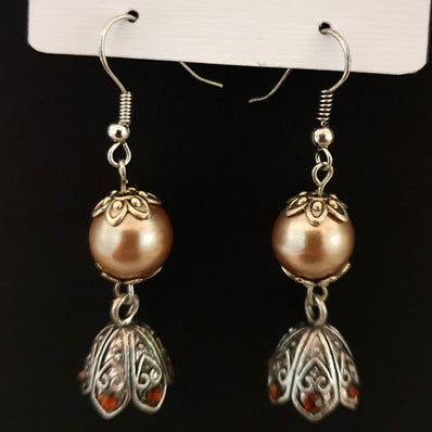 14-49 mm Long Silver Matt Finish Designer Earrings Sold by per pair Pack, premium look