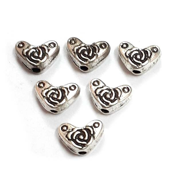 7X9mm Size Oxidized Metal Beads for Jewellery Making 50 Pcs Pack