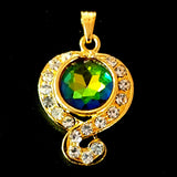 22x38mm Stone Pendants high quality stone setting gold plated Sold by Per Piece