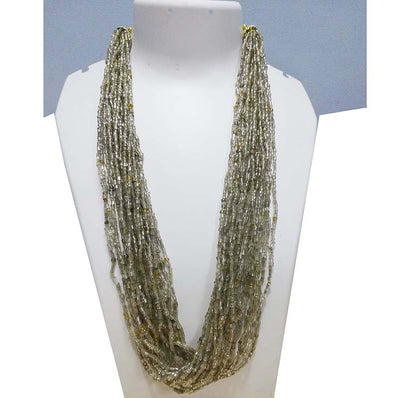 20~30 Line 28" long Multi Row Seed Beads Glass Jewellery Necklace