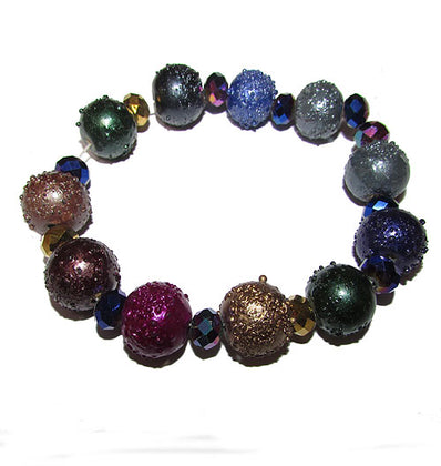 Handmade Lampworked Bead Set Sold Per set, Size about 12-16mm length 14~ 18 Centimeter