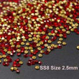 Chatons, Glass Rhinestone, Sold Per Pack of 144 Pcs, Size specified on product images