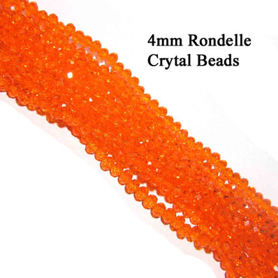 4x3mm Crystal Rondelle Beads, Crystal Glass Beads For Jewelry making Length of strand: 41 cm ( 16 inches ) About 120~125 Beads