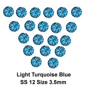 Chatons, Glass Rhinestone, Sold Per Pack of 144 Pcs, Size specified on product images