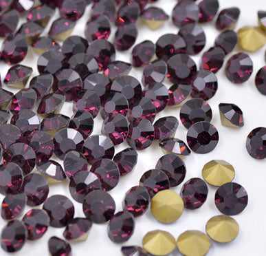 5mm, Flatback Chatons, Glass Rhinestone, Sold Per Pack of 144 Pcs, Size SS-21