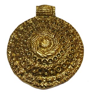 Light Weight, Gold Plated, Aluminum Pendants,Size about 50~60mm