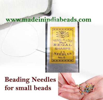 Price Per 20/Pcs. Pack,Perfect for stringing glass beads Needle Size 40mm