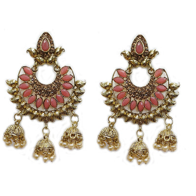 Traditional Marriage Party Bridal Earring Bold Large and Heavy Eye Catching