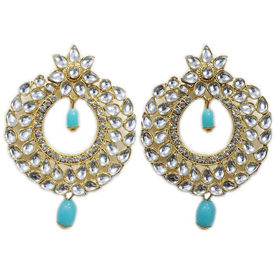 Traditional Marriage Party Bridal Earring Bold Large and Heavy Eye Catching