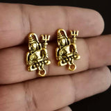 5 Pairs Pack 21x11 mm Temple Ear Stud Sold by per Pair Pack