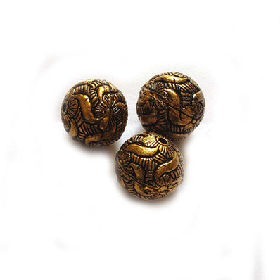 4 Pcs Pack  Filigree Handmade Beads