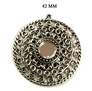 Mirror work Pendant Sold by per piece pack