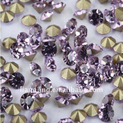 5.50mm, Flatback Chatons, Glass Rhinestone, Sold Per Pack of 144 Pcs, Size SS-25