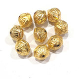 14x14mm Light Weight large size metal beads, Sold Per pack of 10 Pcs