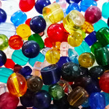 100/Gram Pkg. High Quality Multi mix Glass Beads