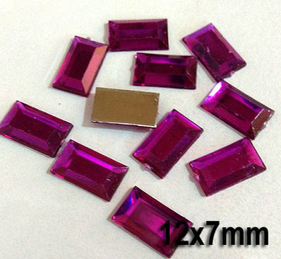 500 PCS Acrylic Craft Gems Kundan Stone Used in Nail Art, Clothing, Jewelry adornment, Crafts  etc. Not adhesive Flat Back can use glue to finish your project