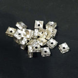 8mm Size Oxidized Metal Beads for Jewellery Making 50 Pcs Pack