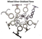 20 PIECES PACK MIX SILVER PLATED S HOOK FOR JEWELLERY MAKING 25-35 MM