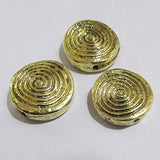 10 Pcs Pack, Approx Size 18mm,Aluminum Metal Beads, Antiqued, Light Weight for Tribal Jewellery