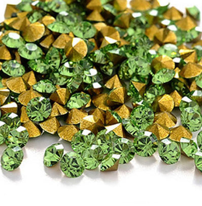 4.80mm, Flatback Chatons, Glass Rhinestone, Sold Per Pack of 144 Pcs, Size SS-20