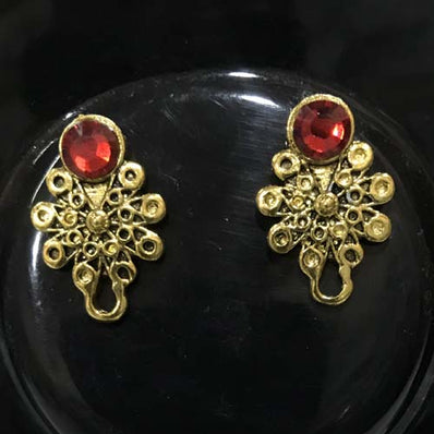 5 Pair Pack Ear Studs (Stone Studded)
